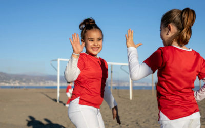 Compétition de foot à l’école